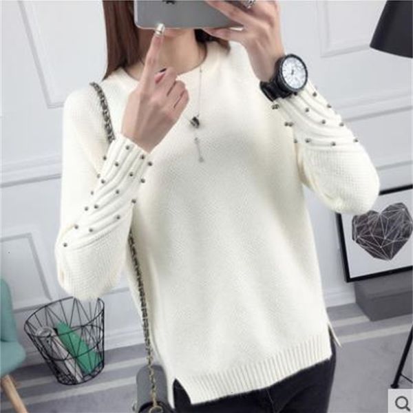 beading 2021 new sweaters autumn winter style all-match warm knitted sweater women pull femme hiver long js6e, White;black
beading 2021 new sweaters autumn winter style all-match warm knitted sweater women pull femme hiver long js6e, White;black