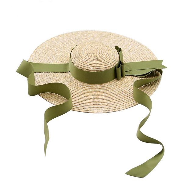 wide brim hats women's hat summer soft wheat big brimmed straw flat female beach sun cap with bow, Blue;gray
wide brim hats women's hat summer soft wheat big brimmed straw flat female beach sun cap with bow, Blue;gray