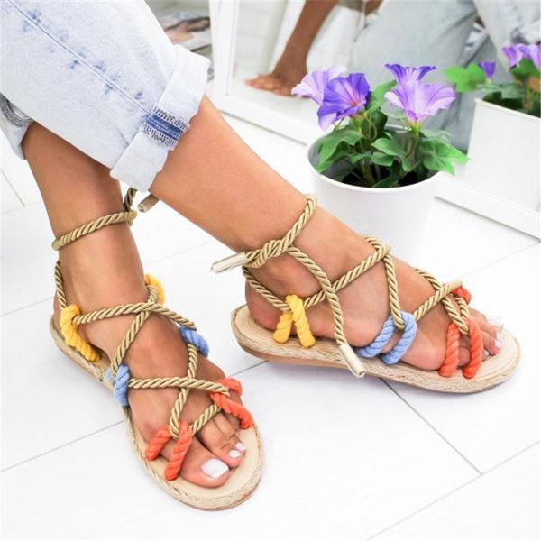 sandals dahoo summer lace up flat women shoes mix color casual girls plus size beach bohemia style female, Black
sandals dahoo summer lace up flat women shoes mix color casual girls plus size beach bohemia style female, Black