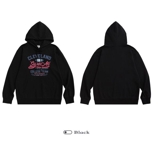2021 autumn / winter men's hooded american street sweater trendy brand ins loose hip hop round neck couple coat, Black
2021 autumn / winter men's hooded american street sweater trendy brand ins loose hip hop round neck couple coat, Black