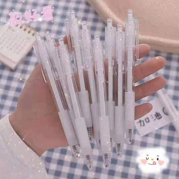 gel pens 1pcs pen 0.5mm head student simple black press exam signature office school stationery gift
gel pens 1pcs pen 0.5mm head student simple black press exam signature office school stationery gift