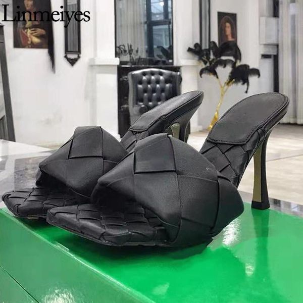 summer mules high heels women sandals candy color braided dress party shoes woman slides weave stiletto slippers women, Black
summer mules high heels women sandals candy color braided dress party shoes woman slides weave stiletto slippers women, Black