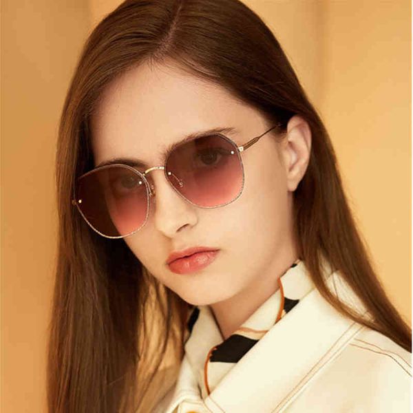 parzin new sunglasses women luxury rimless ladies sun fashion color shadies for female uv 400 driving glasses 8261, White;black
parzin new sunglasses women luxury rimless ladies sun fashion color shadies for female uv 400 driving glasses 8261, White;black