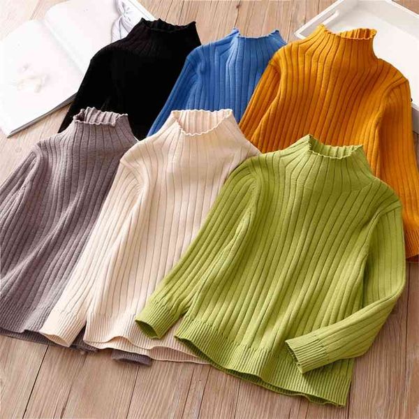 casual autumn winter warm 2 3 4 6 8 10 years high neck knitted turtleneck solid color basic sweater for baby kids girls 210625, Blue
casual autumn winter warm 2 3 4 6 8 10 years high neck knitted turtleneck solid color basic sweater for baby kids girls 210625, Blue