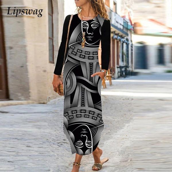 casual dresses pattern printed irregular party dress women retro round neck pocket long autumn lady sleeve maxi vestido, Black;gray
casual dresses pattern printed irregular party dress women retro round neck pocket long autumn lady sleeve maxi vestido, Black;gray