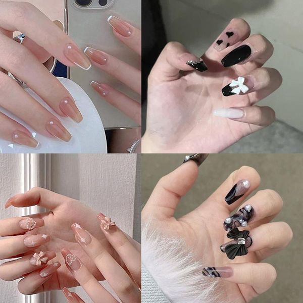 false nails 24pcs/box press on manicure tool detachable full cover wearable nail tips french fake, Red;gold
false nails 24pcs/box press on manicure tool detachable full cover wearable nail tips french fake, Red;gold