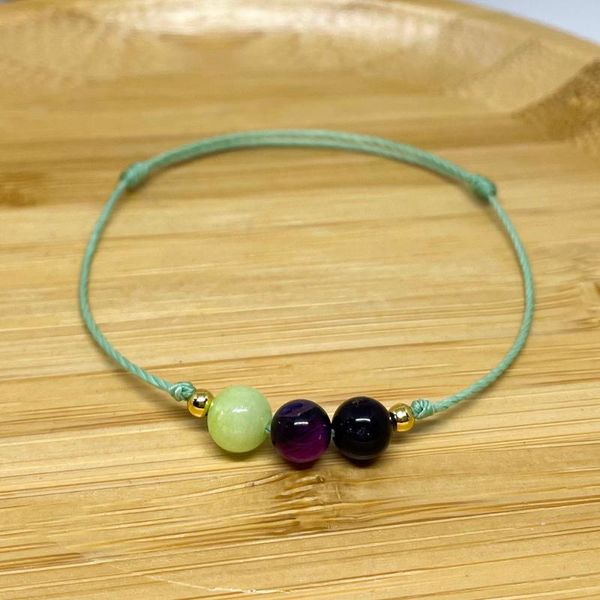 charm bracelets handmade rope natural stones jewelry 2021 green purple beads decorations women's accessories gifts for friends, Golden;silver
charm bracelets handmade rope natural stones jewelry 2021 green purple beads decorations women's accessories gifts for friends, Golden;silver