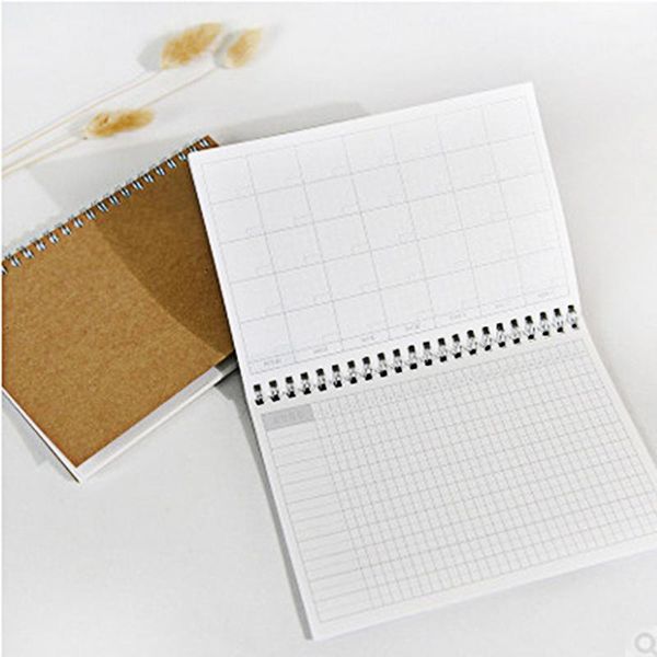 kraft paper coil notebook a5 planner daily weekly monthly handbook time organizer agenda office work schedule school stationery, Purple;pink
kraft paper coil notebook a5 planner daily weekly monthly handbook time organizer agenda office work schedule school stationery, Purple;pink