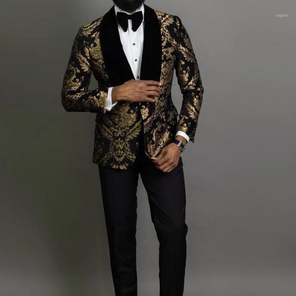 men's suits & blazers fashion 2 pieces black floral jacquard prom men slim fit with velvet shawl lapel wedding groom tuxedo (blazer+pan, White;black
men's suits & blazers fashion 2 pieces black floral jacquard prom men slim fit with velvet shawl lapel wedding groom tuxedo (blazer+pan, White;black