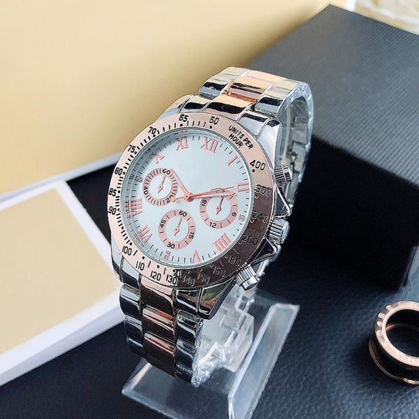 wristwatches fashion men watch big dial watches quartz business men's stainless steel strap male clock relogio masculino, Slivery;brown
wristwatches fashion men watch big dial watches quartz business men's stainless steel strap male clock relogio masculino, Slivery;brown