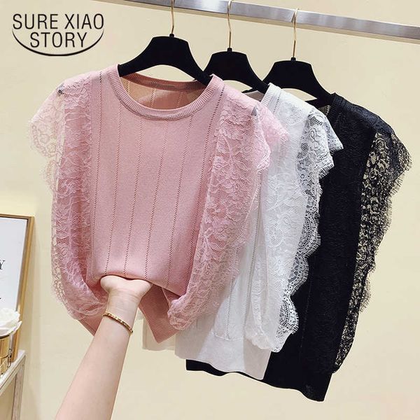 spring summer korean women mesh shirt sleeveless o-neck lace knitted patchwork chic solid hollow out clothes blusas 13635 210528, White
spring summer korean women mesh shirt sleeveless o-neck lace knitted patchwork chic solid hollow out clothes blusas 13635 210528, White