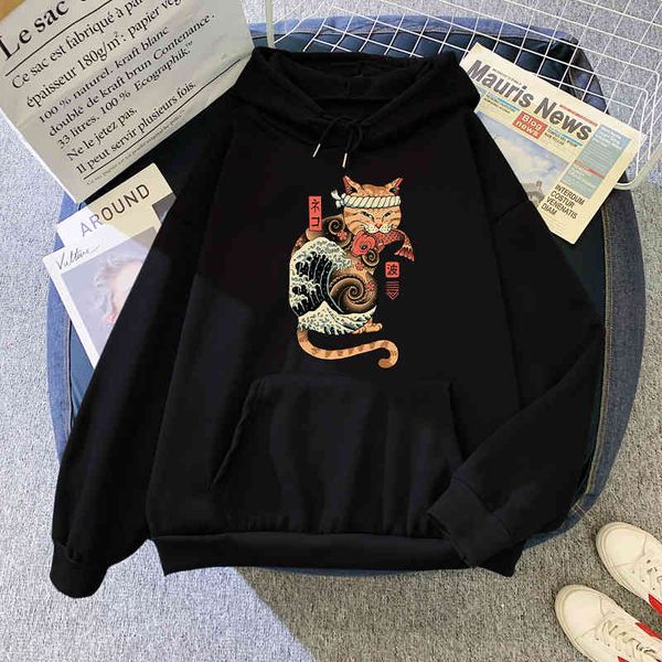 japane cat pattern men's hoodie, casual loose sweater, harajuku pocket sweatshirt, new in 2021, Black
japane cat pattern men's hoodie, casual loose sweater, harajuku pocket sweatshirt, new in 2021, Black
