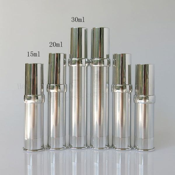 storage bottles & jars 360pcs/lot fashion beauty 15ml 20ml 30ml silver airless lotion pump bottle vacuum cosmetic containers
storage bottles & jars 360pcs/lot fashion beauty 15ml 20ml 30ml silver airless lotion pump bottle vacuum cosmetic containers