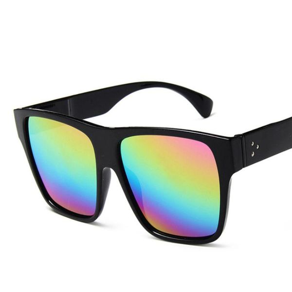 sunglasses 2021 men polarized driving mirrors coating points black fashion frame eyewear male sun glasses uv400, White;black