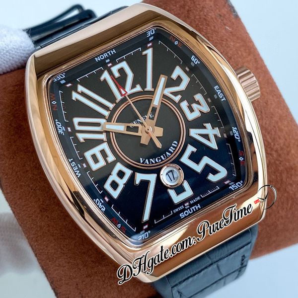 vanguard v 45 sc dt automatic mens watch rose gold black dial big white number markers rubber leather strap watches 3 styles puret272f, Slivery;brown
vanguard v 45 sc dt automatic mens watch rose gold black dial big white number markers rubber leather strap watches 3 styles puret272f, Slivery;brown