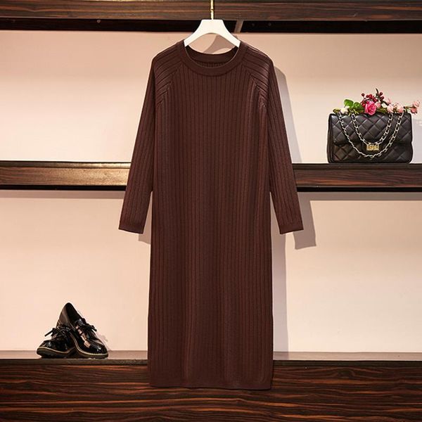 casual dresses coigarsam 4xl plus size knitting women dress brown black apricot 6302, Black;gray
casual dresses coigarsam 4xl plus size knitting women dress brown black apricot 6302, Black;gray