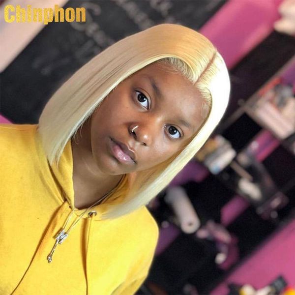 lace wigs 613 blonde remy hair short bob peruvian straight human frontal 8-16 inches 150%, Black;brown
lace wigs 613 blonde remy hair short bob peruvian straight human frontal 8-16 inches 150%, Black;brown