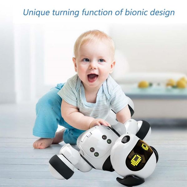 2020 new remote control robot dog smart wireless dancing robot dog mini pet dog interactive doll birthday gift for baby
2020 new remote control robot dog smart wireless dancing robot dog mini pet dog interactive doll birthday gift for baby