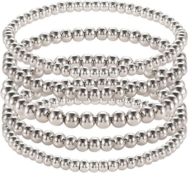 beaded, strands 1pcs stretch bracelets acrylic jewelry fashion style men women gold silver color 4mm 5mm 6mm 8mm bead high quality, Black
beaded, strands 1pcs stretch bracelets acrylic jewelry fashion style men women gold silver color 4mm 5mm 6mm 8mm bead high quality, Black