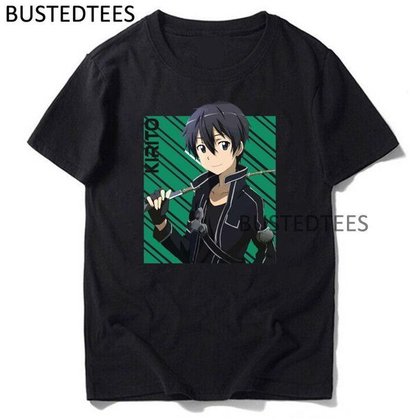 men's t-shirts anime sword art online kirito t-shirt cartoon graphic tees men t shirt japanese harajuku punk streetwear, White;black
men's t-shirts anime sword art online kirito t-shirt cartoon graphic tees men t shirt japanese harajuku punk streetwear, White;black