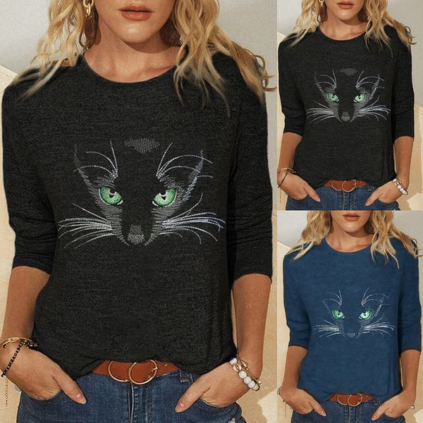 t-shirts ong lent herfst cute cat print loose ladies casual mode o-neck shirt t-shirt oversized, White
t-shirts ong lent herfst cute cat print loose ladies casual mode o-neck shirt t-shirt oversized, White