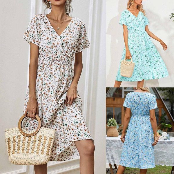 casual dresses for women 2021 summer short sleeve midi dress v-neck floral fashion beach party slim vestidos, Black;gray
casual dresses for women 2021 summer short sleeve midi dress v-neck floral fashion beach party slim vestidos, Black;gray