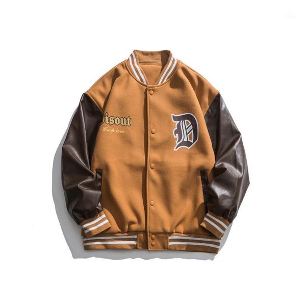 men's jackets man autumn baseball collar jacket letter windbreaker zip up hoodie, Black;brown
men's jackets man autumn baseball collar jacket letter windbreaker zip up hoodie, Black;brown