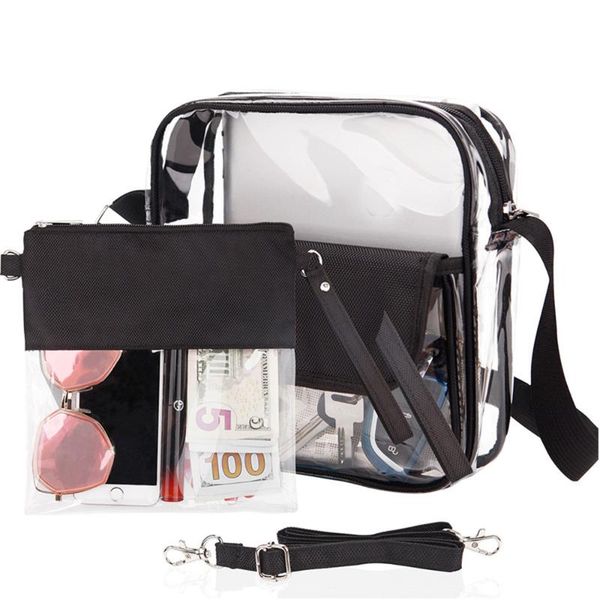 cosmetic bags & cases clear pvc tote shoulder crossbody bag for woman transparent handbag zip purse purses and handbags 2021 girls gift
cosmetic bags & cases clear pvc tote shoulder crossbody bag for woman transparent handbag zip purse purses and handbags 2021 girls gift