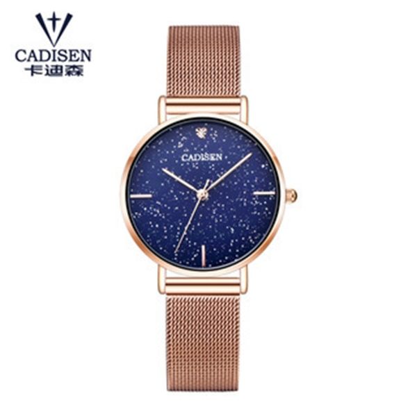 cadison star surface waterproof fashion quartz watch japanese movement women's watch, Slivery;brown
cadison star surface waterproof fashion quartz watch japanese movement women's watch, Slivery;brown