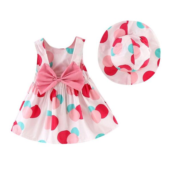 girl's dresses toddler baby kids girls dress summer clothes sleeveless polka dot print princess hat outfits for, Red;yellow
girl's dresses toddler baby kids girls dress summer clothes sleeveless polka dot print princess hat outfits for, Red;yellow