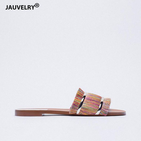 slippers women shoes 2021 summer patchwork tassel slides flat sandals open toe casual outside woman, Black
slippers women shoes 2021 summer patchwork tassel slides flat sandals open toe casual outside woman, Black