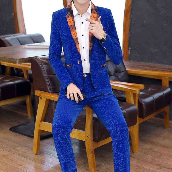 luxury suits blaze 2021 leisure small coat youth korean version slim fit fashion men's flat veet suit two-piece set, Black
luxury suits blaze 2021 leisure small coat youth korean version slim fit fashion men's flat veet suit two-piece set, Black