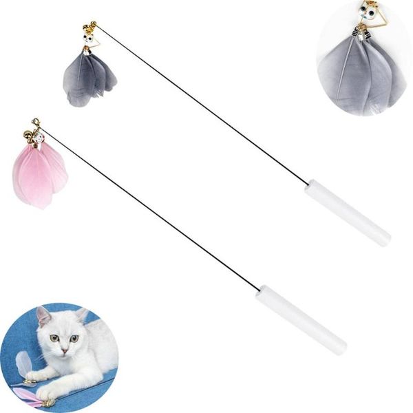 cat toys kitten funny wand plastic stick bell ball feather toy pet interactive supplies
cat toys kitten funny wand plastic stick bell ball feather toy pet interactive supplies