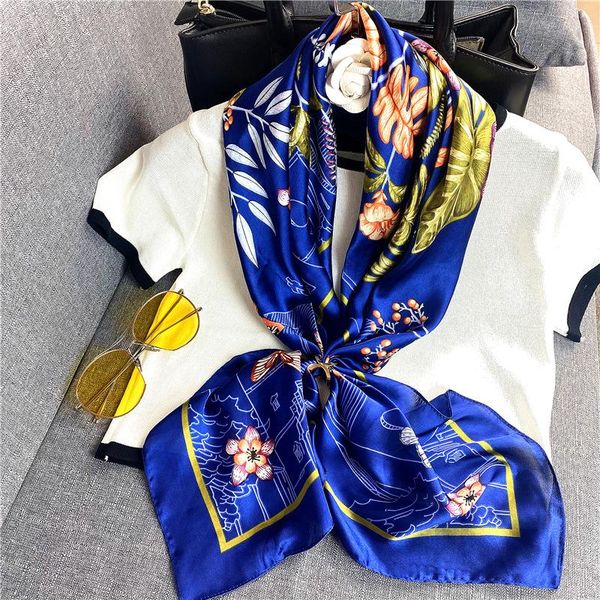 scarves women scarf 90x90cm square bandana for head large hijab silk letter scarfs ladies female shawl warps, Blue;gray
scarves women scarf 90x90cm square bandana for head large hijab silk letter scarfs ladies female shawl warps, Blue;gray