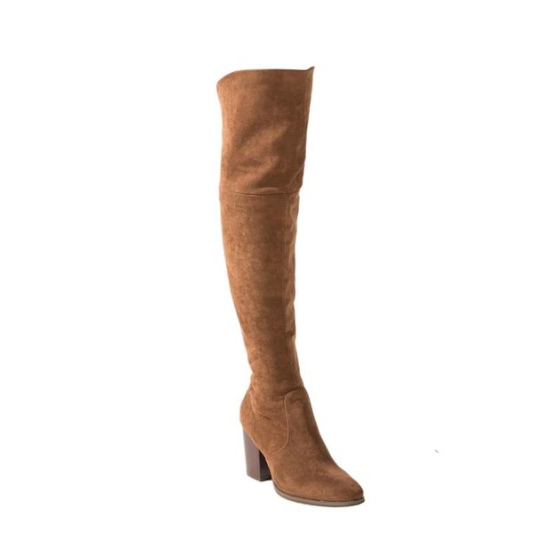 boots arrival over knee high for women office lady heel long point toe side zip rubber botas de mujer, Black
boots arrival over knee high for women office lady heel long point toe side zip rubber botas de mujer, Black