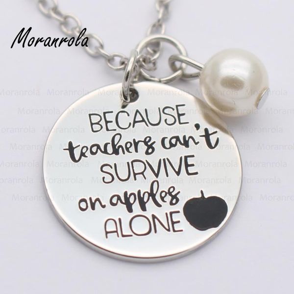 pendant necklaces arried "because teacher's can't survive on apples alone "copper necklace keychain,charm graduation tea, Silver
pendant necklaces arried "because teacher's can't survive on apples alone "copper necklace keychain,charm graduation tea, Silver