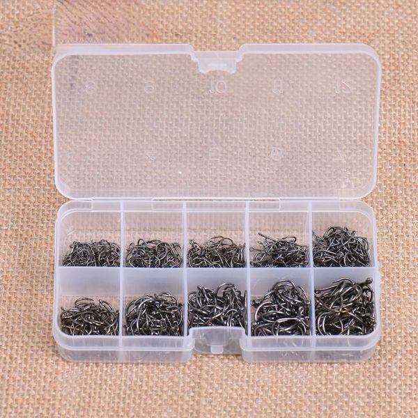 fishing hooks 1200pcs high carbon steel fishhooks 3-12# fish/catfish/circle/barbed kit stainless/carp/freshwater/for hook/tackle
fishing hooks 1200pcs high carbon steel fishhooks 3-12# fish/catfish/circle/barbed kit stainless/carp/freshwater/for hook/tackle