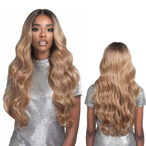 synthetic wigs long brown blonde ombre light for black women middle part natural heat resistant wig
synthetic wigs long brown blonde ombre light for black women middle part natural heat resistant wig