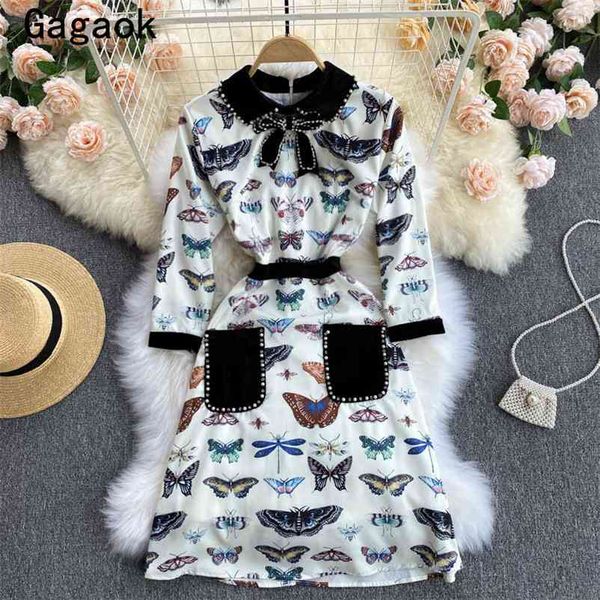 woman dress spring autumn high street pockets lapel cartoon print midi party dresses slim fashion chic vestidos 210531, Black;gray 
woman dress spring autumn high street pockets lapel cartoon print midi party dresses slim fashion chic vestidos 210531, Black;gray