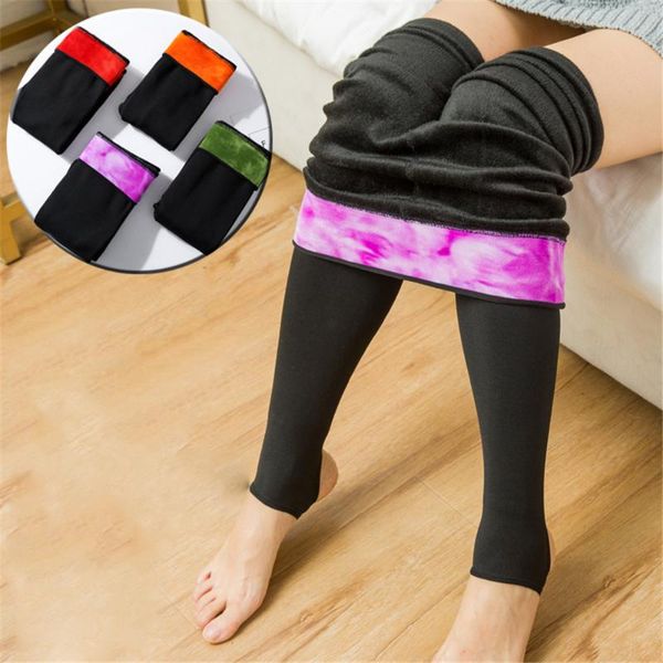 women's leggings the explosive style of colorful waist winter velvet and thick one body pants, Black
women's leggings the explosive style of colorful waist winter velvet and thick one body pants, Black
