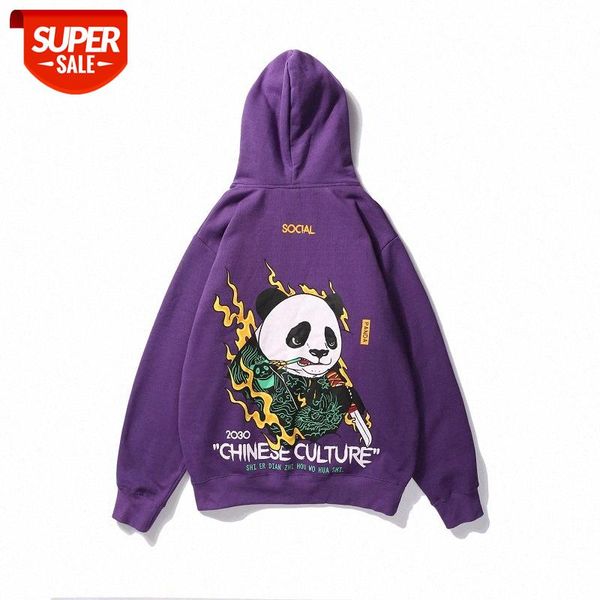 ins hip-hop panda print hooded sweater men's loose couple hedging plus velvet padded jacket #3q9t, Black
ins hip-hop panda print hooded sweater men's loose couple hedging plus velvet padded jacket #3q9t, Black