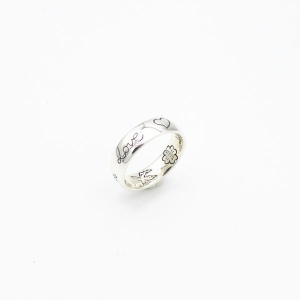 2021 new men and women lovers from 925 sterling sier classic sweet romantic flower ring jewelry carved heart love letters l186, Silver
2021 new men and women lovers from 925 sterling sier classic sweet romantic flower ring jewelry carved heart love letters l186, Silver
