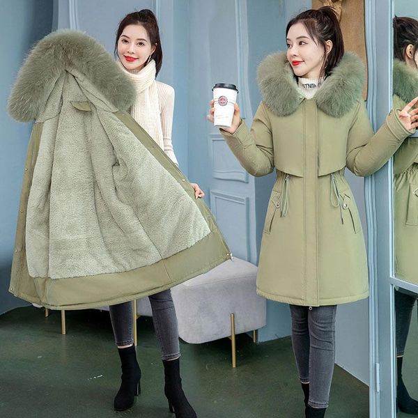 women's down & parkas thick winter jacket 2021 women snow coat faux fur collar wool liner long cotton hooded overcoat female plus size, Black
women's down & parkas thick winter jacket 2021 women snow coat faux fur collar wool liner long cotton hooded overcoat female plus size, Black
