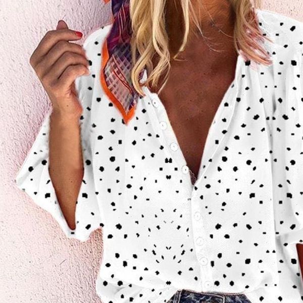 women blouse v neck pineapple printed shirts button summer blouses cardigan autumn elegant female loose shirts, White
women blouse v neck pineapple printed shirts button summer blouses cardigan autumn elegant female loose shirts, White