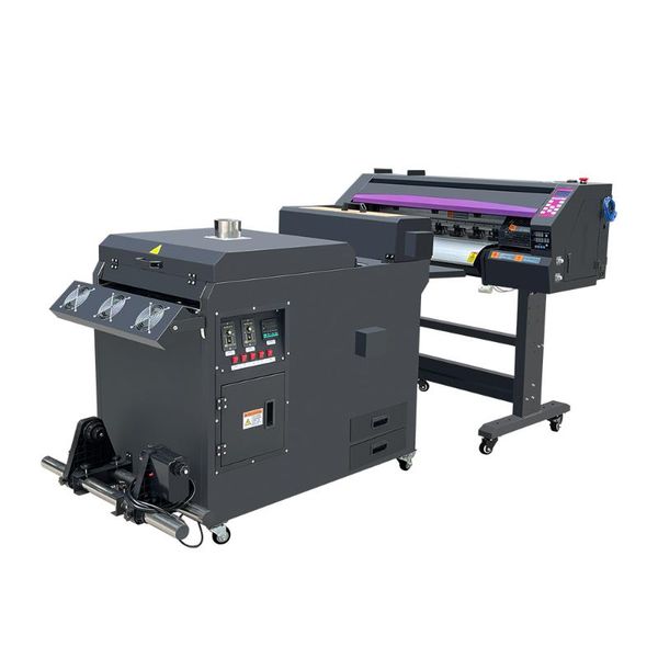 printers xp600 dtf printer 60cm with powder shaking machine for shirt directly trasnfer film a3 t-shirt hoodies