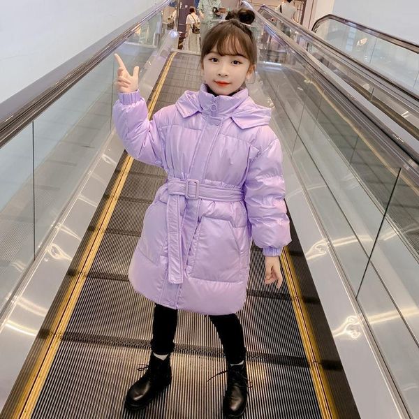 down coat winter jacket for girls children's clothing belt waterproof bright surface korean warm 5-12 years kids parkas girl, Blue;gray
down coat winter jacket for girls children's clothing belt waterproof bright surface korean warm 5-12 years kids parkas girl, Blue;gray