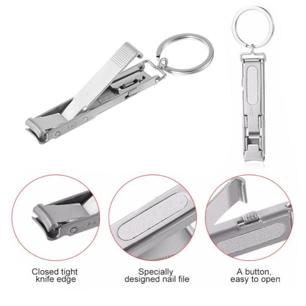 keychains 1pcs car keychain with stainless steel ultra-thin foldable hand toe nail clippers cutter trimmer silver art tool key ring
keychains 1pcs car keychain with stainless steel ultra-thin foldable hand toe nail clippers cutter trimmer silver art tool key ring