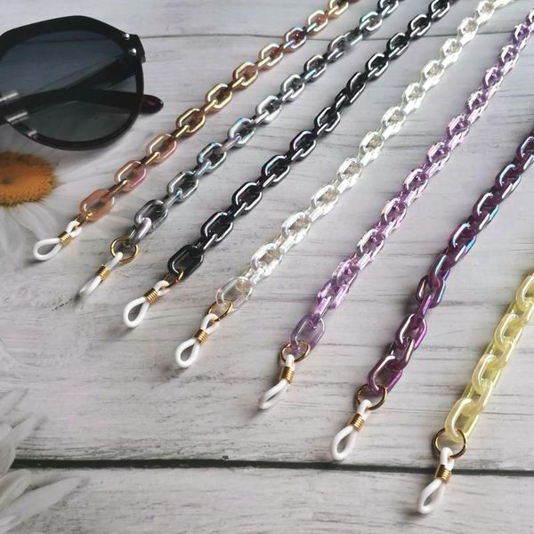 sunglasses frames 70cm finished glasses acrylic chains ab colors cord fashion eyewear lanyard strap necklace reading eyeglass accessories n0, Silver
sunglasses frames 70cm finished glasses acrylic chains ab colors cord fashion eyewear lanyard strap necklace reading eyeglass accessories n0, Silver