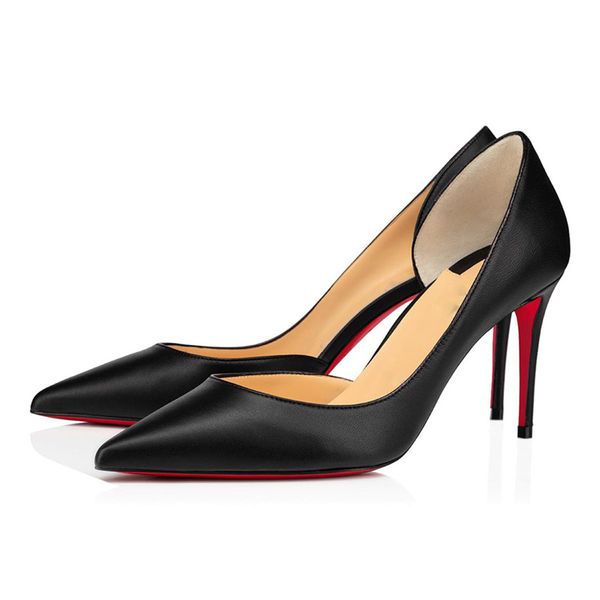 senior women summer red bottom pumps sandals iriza 85 mm elegant bride wedding party fashion slim lady pointed toes patent leather high heel, Black
senior women summer red bottom pumps sandals iriza 85 mm elegant bride wedding party fashion slim lady pointed toes patent leather high heel, Black