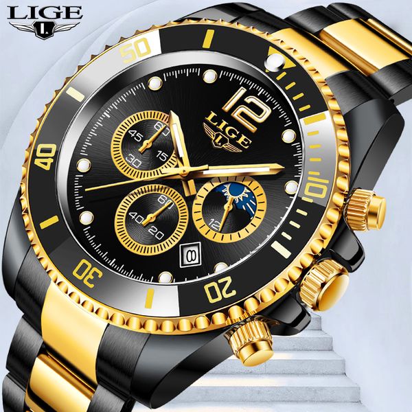 lige 2021 new sports diver clock brand luxury men watch fashion stainless steel waterproof date quartz wristwatch for meng, Slivery;brown
lige 2021 new sports diver clock brand luxury men watch fashion stainless steel waterproof date quartz wristwatch for meng, Slivery;brown